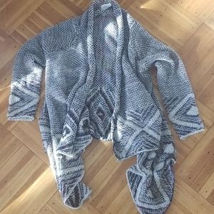 Dreamers multicolored waterfall cardigan M